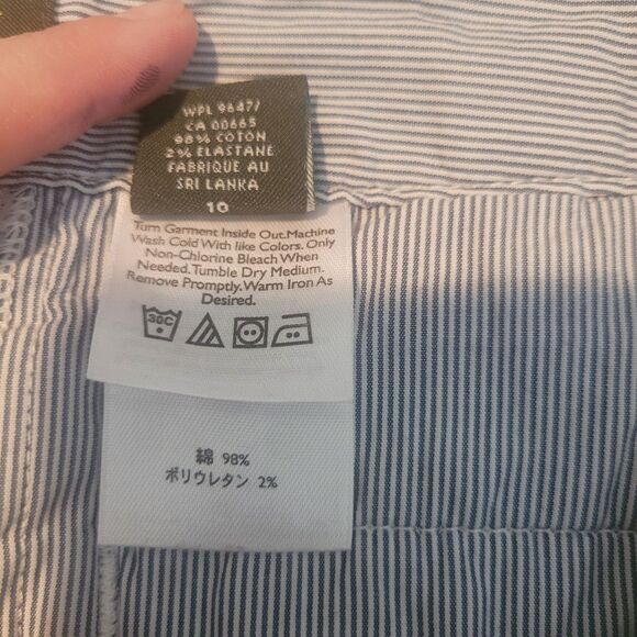 Eddie Bauer Mercer Fit Shorts Women's Size 10 Khaki Tan Preppy Beach Outdoor - Picture 8 of 10